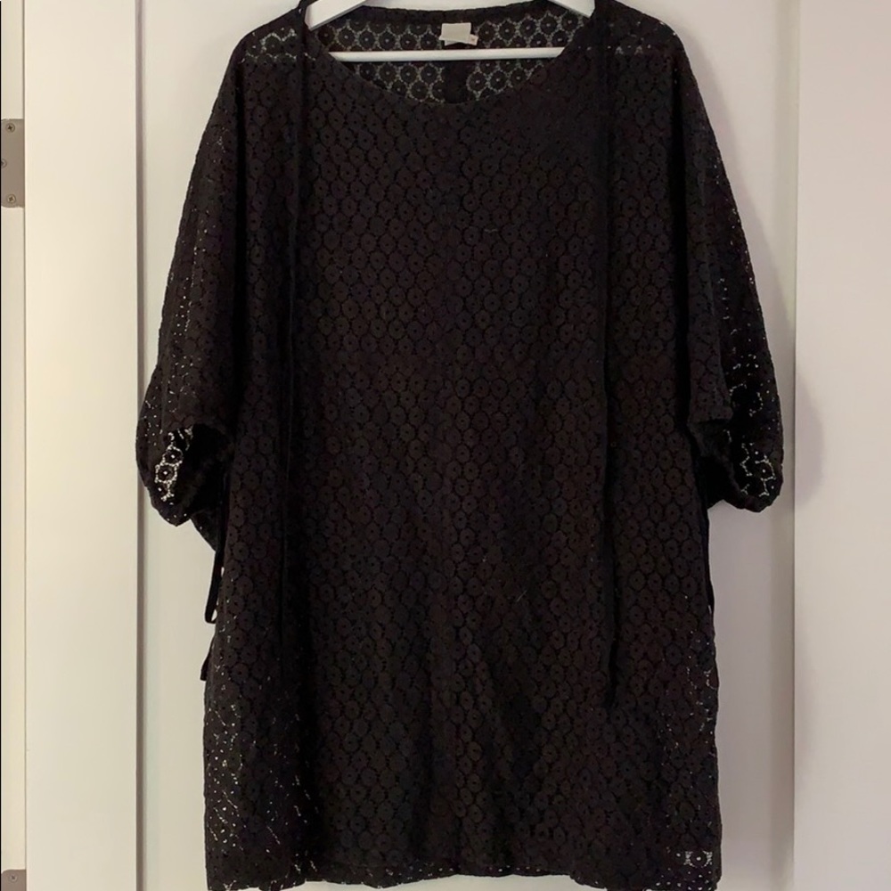 Malia mills lace coverup